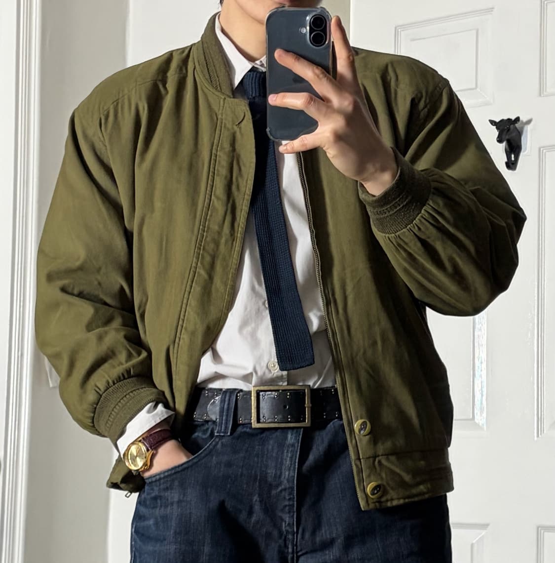 Canyon 빈티지 봄버자켓 상품이미지1