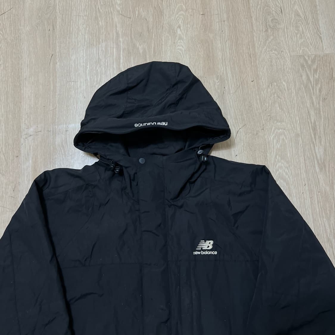 뉴발란스 로고 후드 바람막이 자켓 L/100  상품이미지2