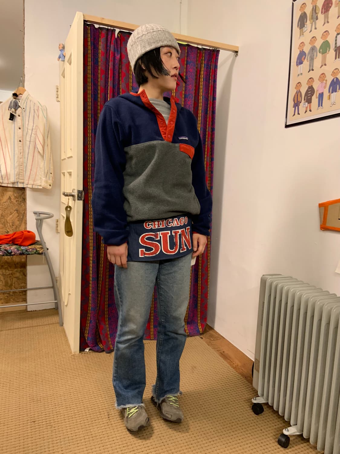 마켓 에이프런 (보세 새상품) 상품이미지1