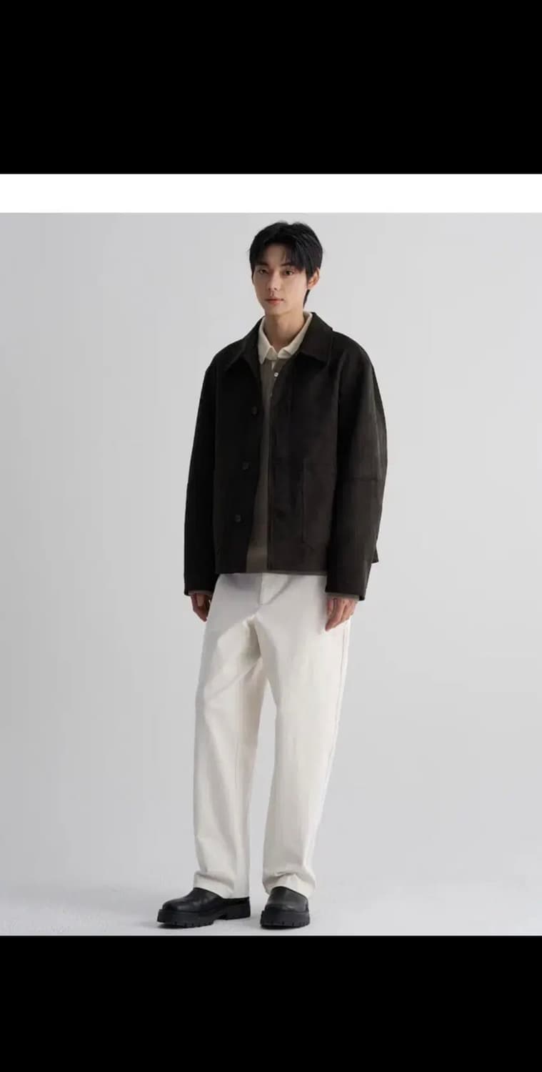 스웨이드 자켓 브라운 M 상품이미지1