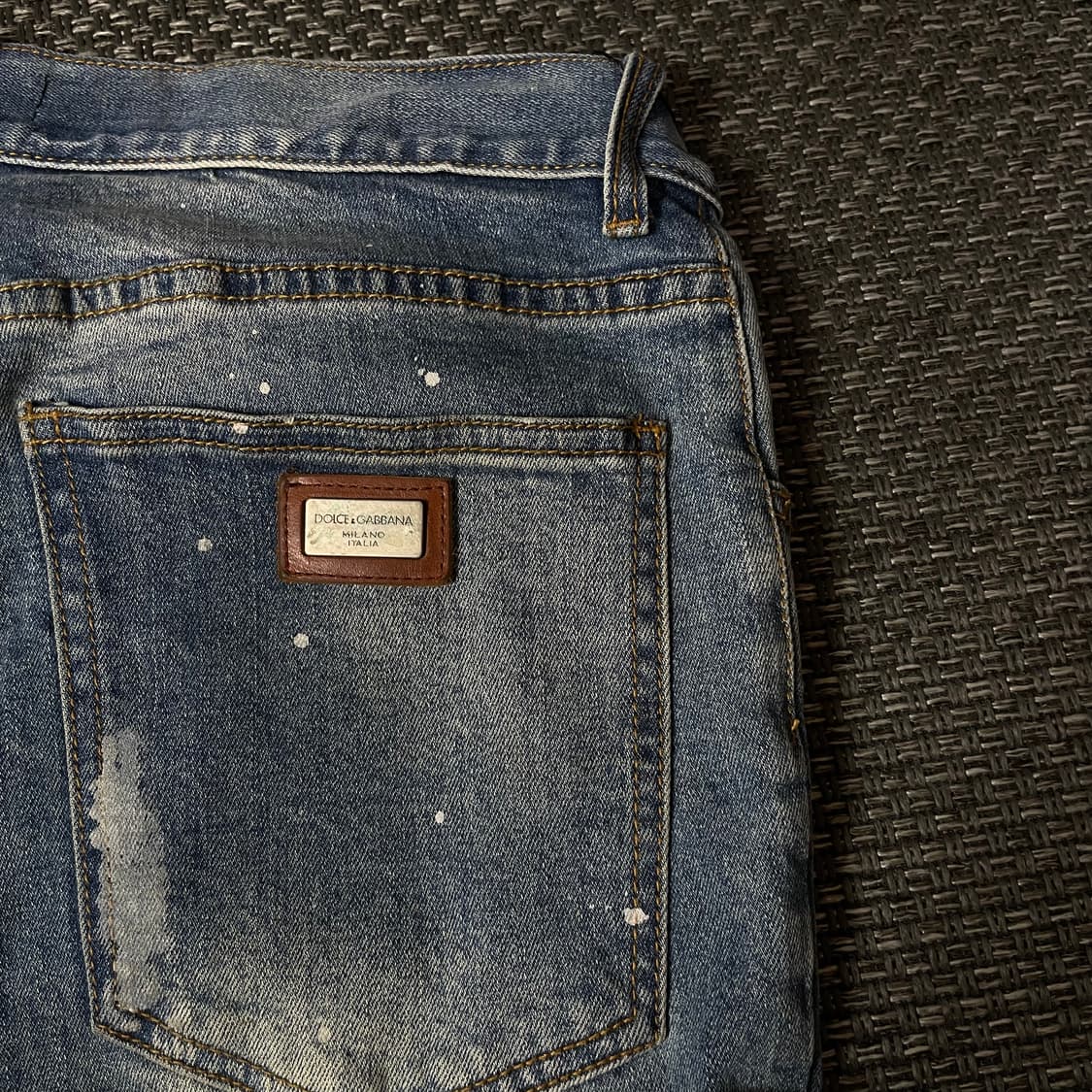(34) 돌체앤가바나 빈티지 데미지 데님 팬츠 상품이미지9
