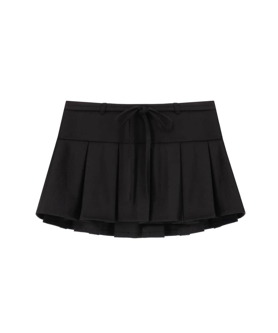 클리시어 허깅 리본 플리츠 스커트 닝닝 치마 상품이미지1