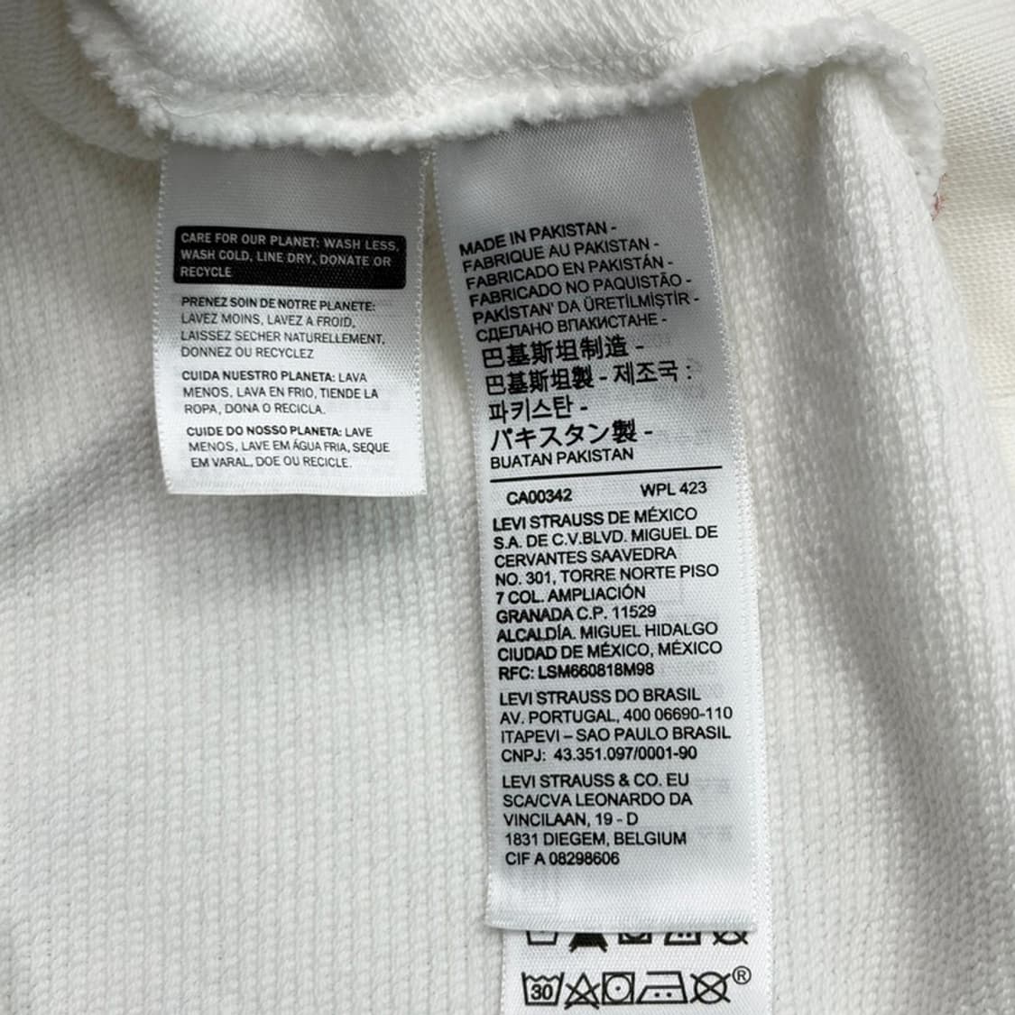 LEVI'S 월드와이드 그래픽 후드티 S 상품이미지5