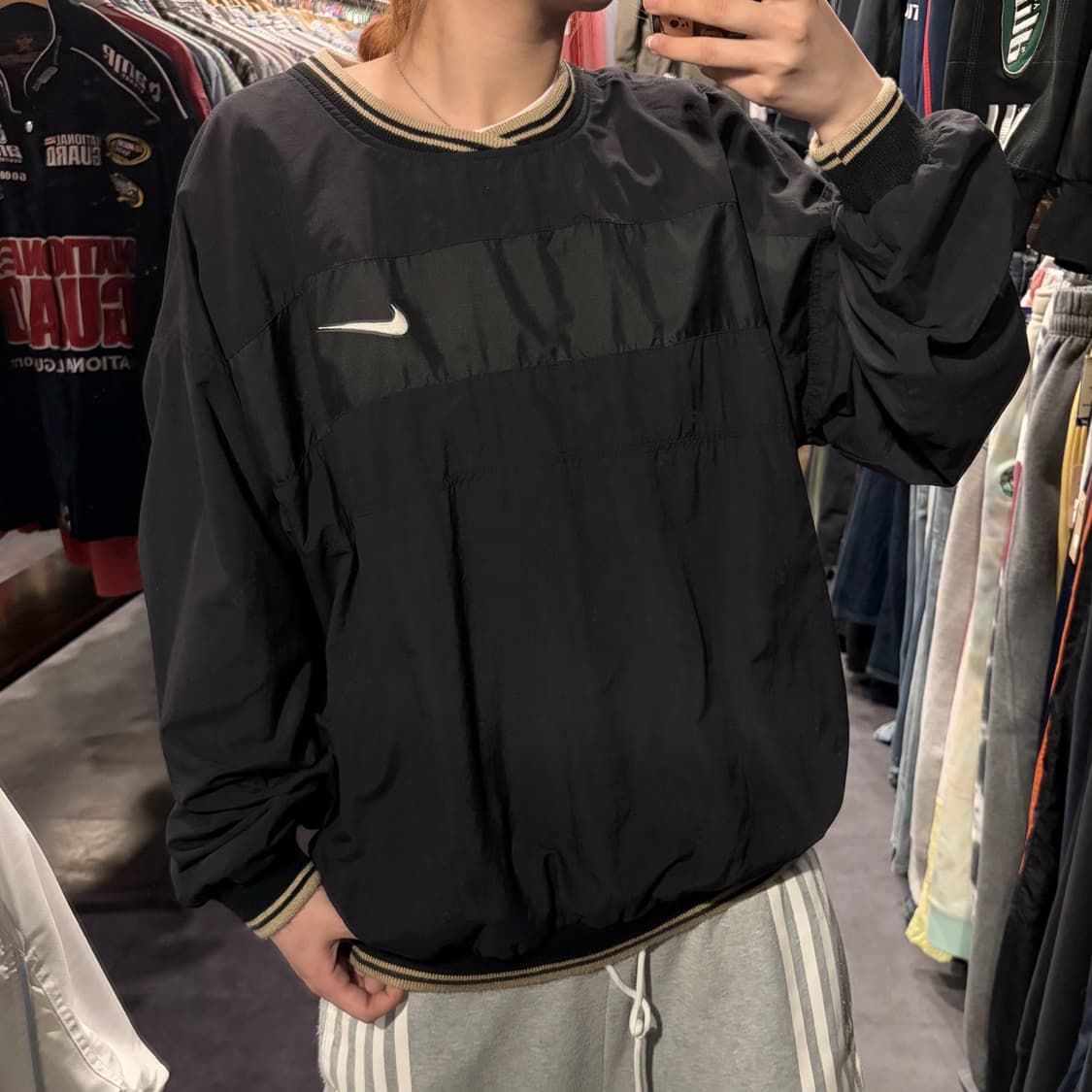 Nike 나이키 스우시 웜업 블랙 상품이미지4