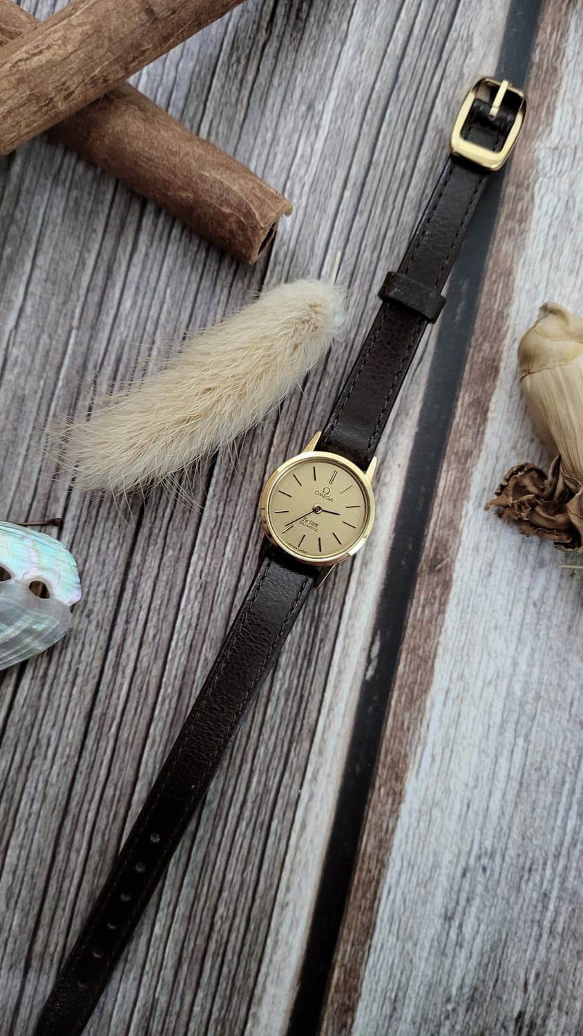 정품 오메가 드빌 라운드 푸쉬 쿼츠시계 [정품박스,밴드포함] 상품이미지6