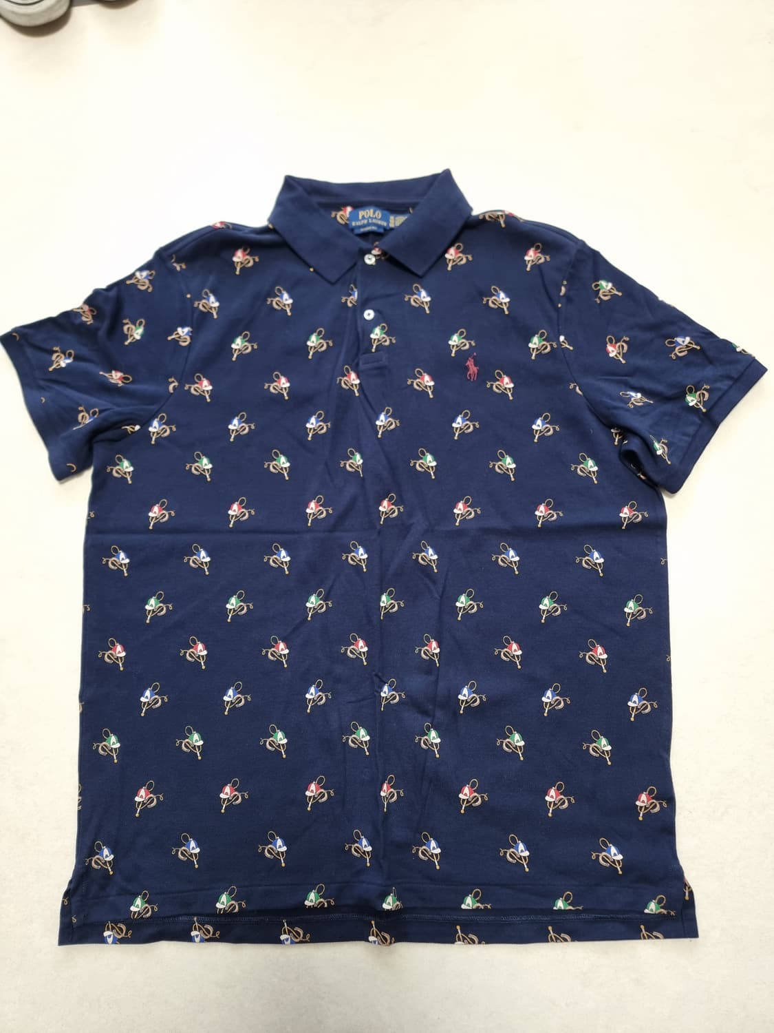 폴로 랄프로렌 패턴 카라티 XL 상품이미지1