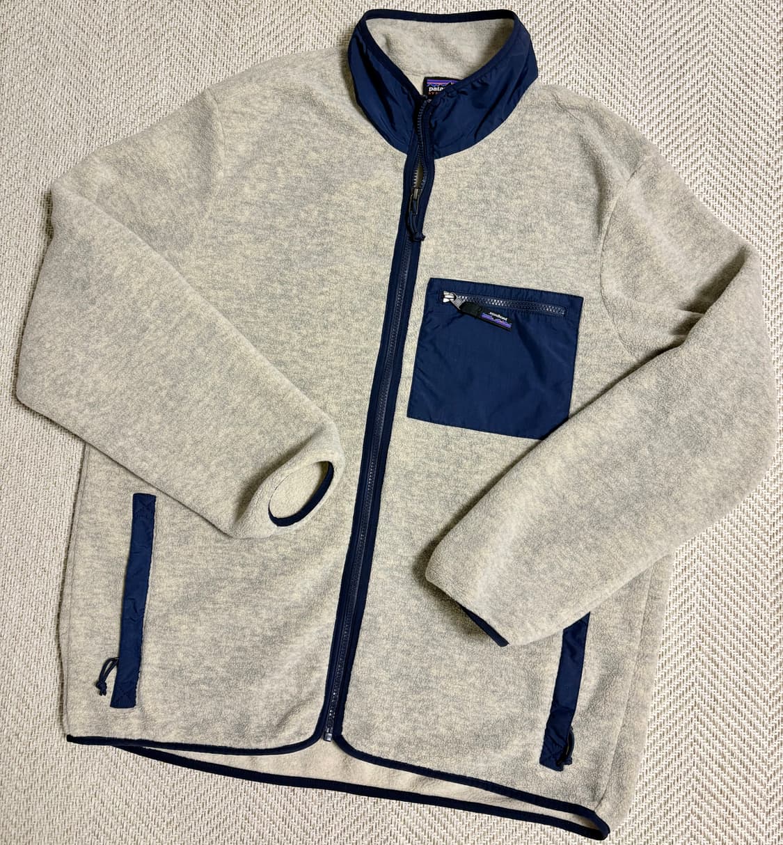 파타고니아 신칠라 플리스 집업 자켓 오트밀헤더 상품이미지1