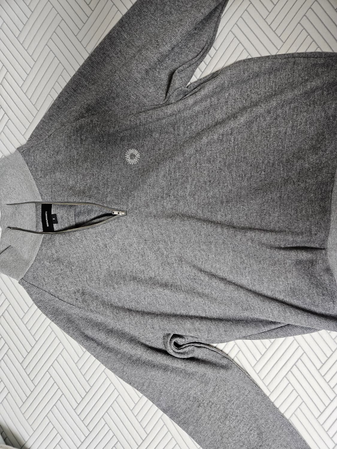 999humanity EASY KNITTED HALF ZIP UP 상품이미지2