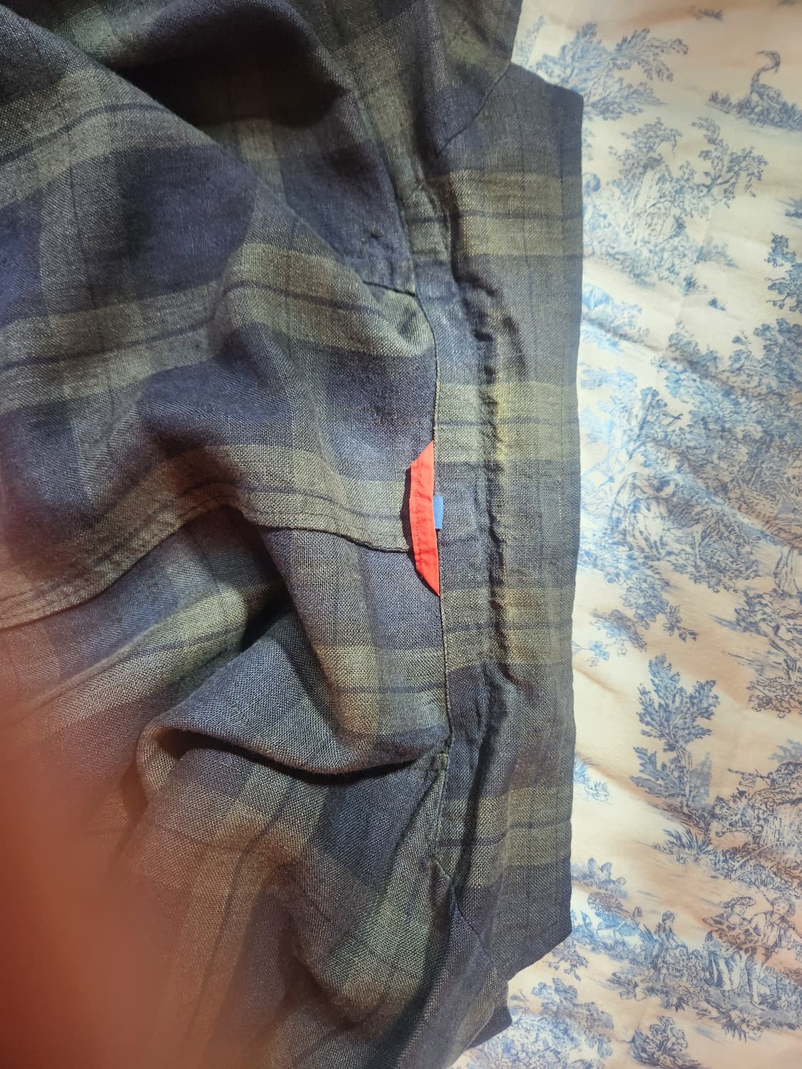 J.Keydge 블랙와치 린넨 블레이저48 상품이미지6