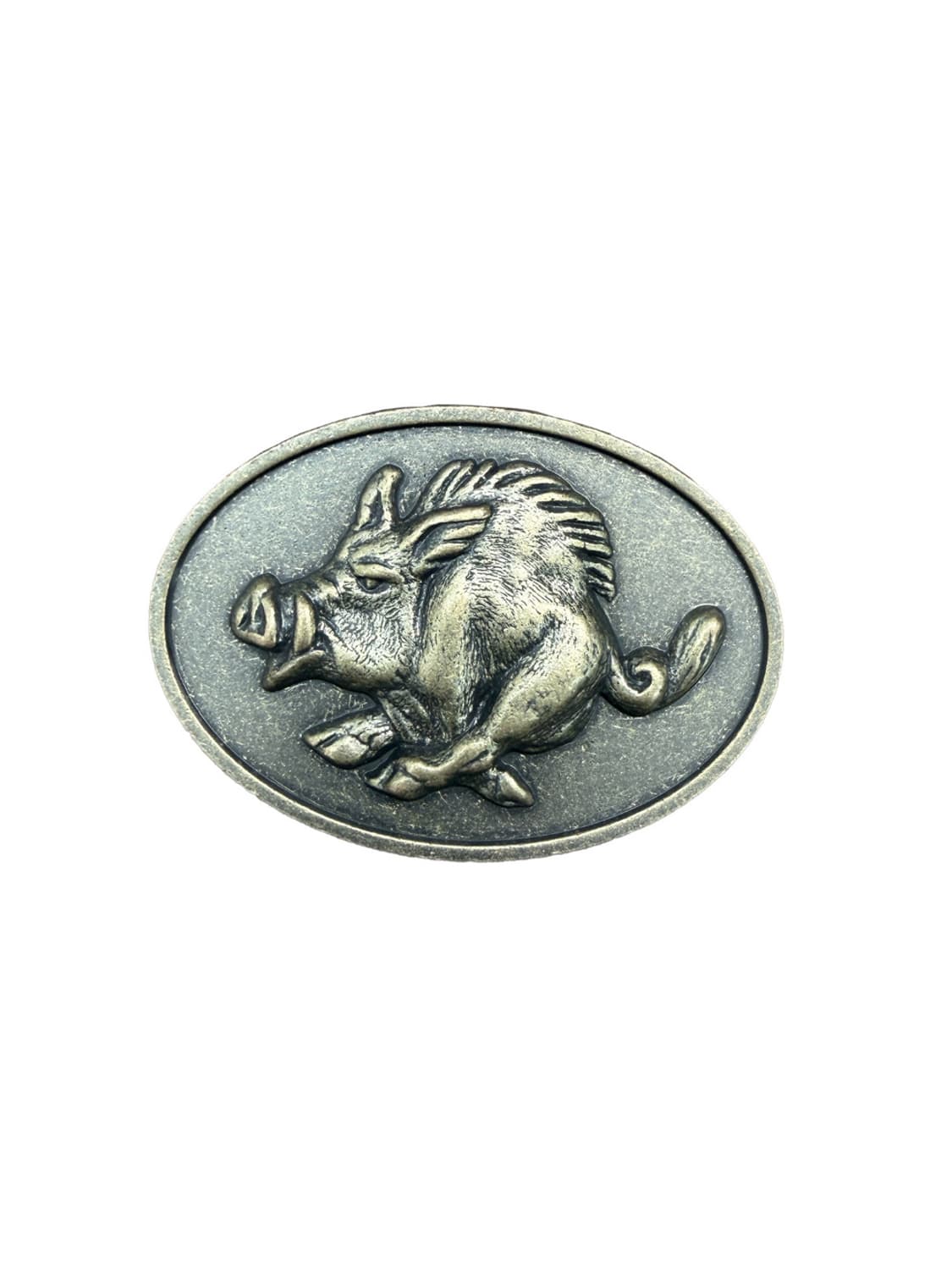 Metal Boar Buckle Leather Belt 상품이미지4