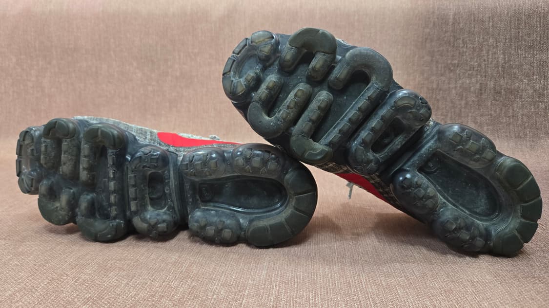 나이키 265mm- 베이퍼맥스 플라이니트 플래티넘 블랙 레드  상품이미지6