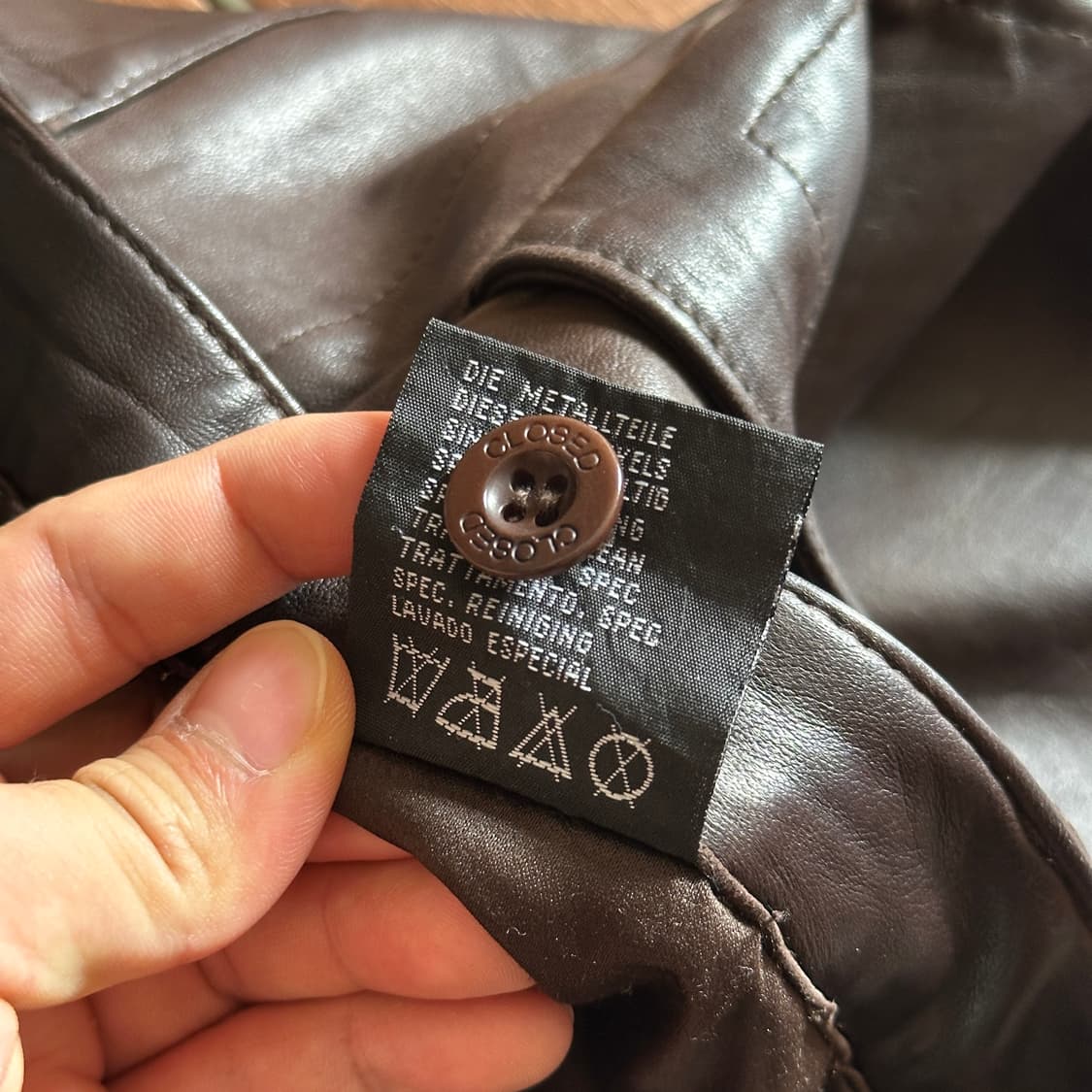 90’s Closed genuine leather pants 상품이미지10