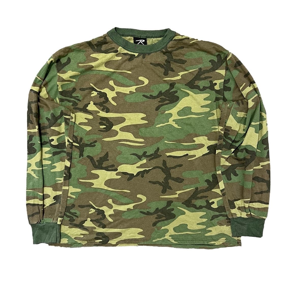 Vintage Woodland Camo Long Sleeve 90s 상품이미지3