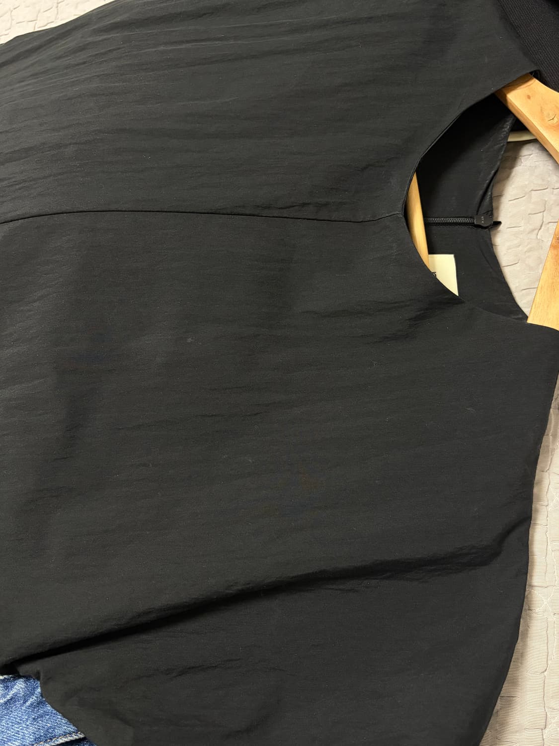 PESTO CAP SLEEVE SHIRRING DRESS BLACK 상품이미지7