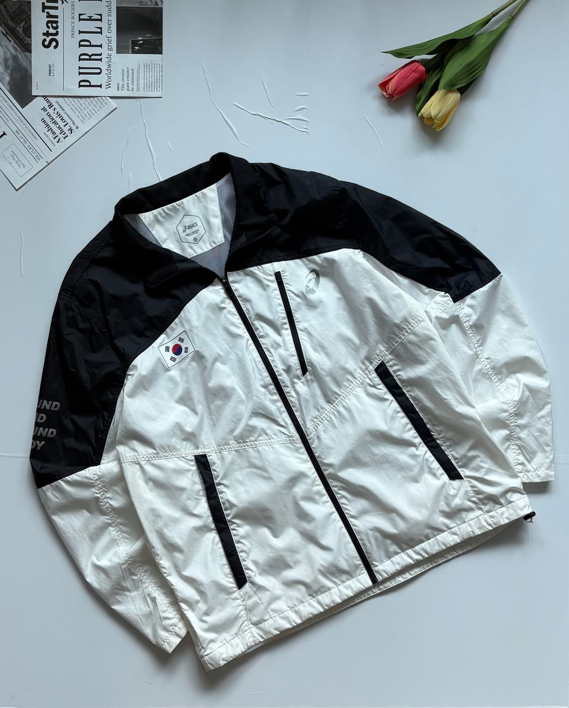 아식스 국가대표 바람막이 상품이미지1