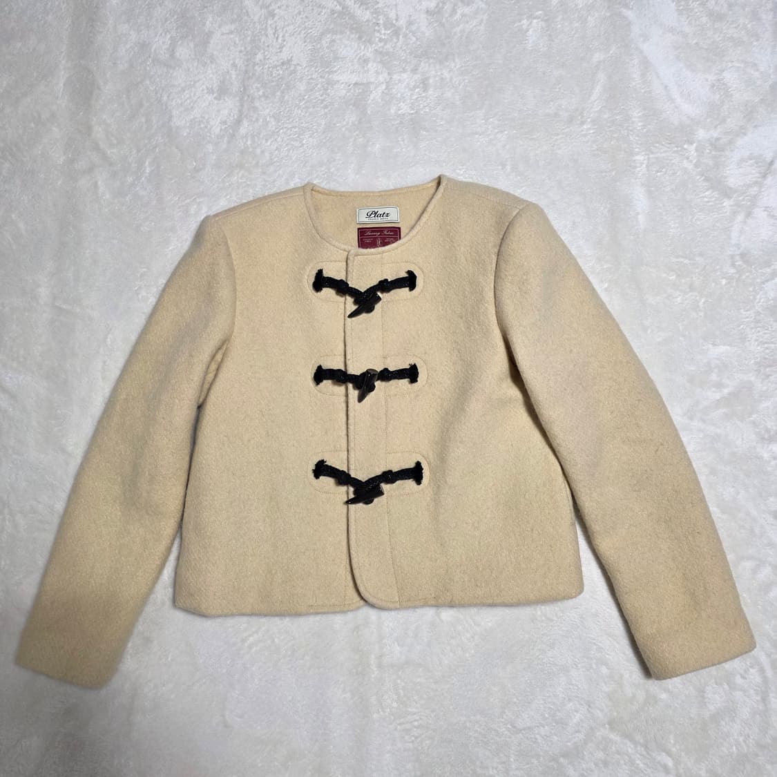 (F)여성 플라츠클래식 울 더플 자켓 상품이미지1