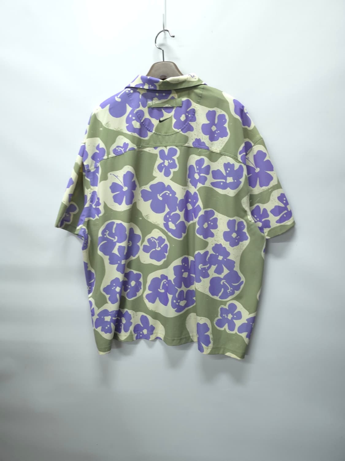나이키 플라워 패턴 루즈핏 하와이안 반팔 셔츠 (~120)(빅사이즈) 상품이미지7