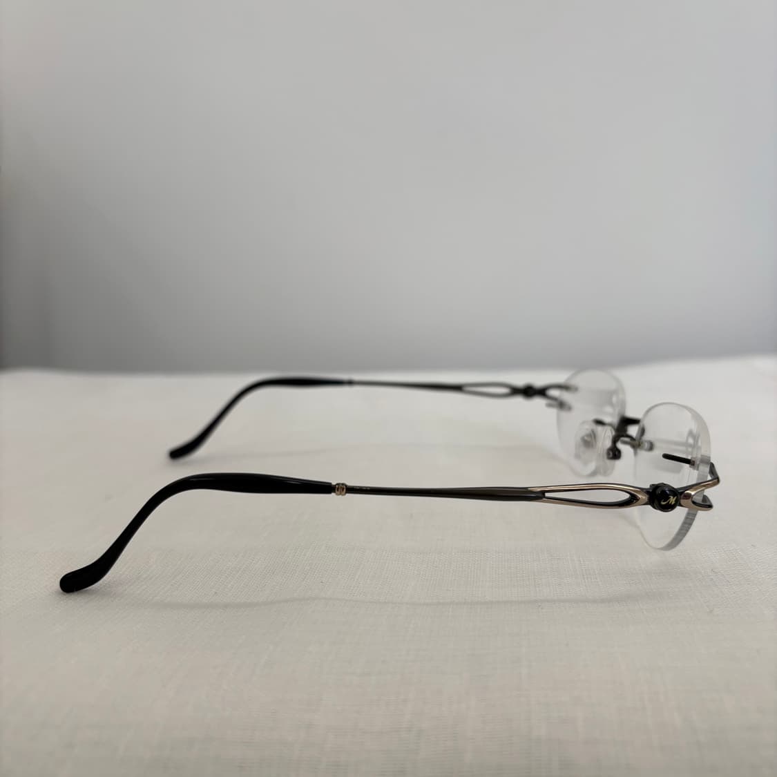 MINERVA Paris 오벌 무테 빈티지안경 상품이미지5