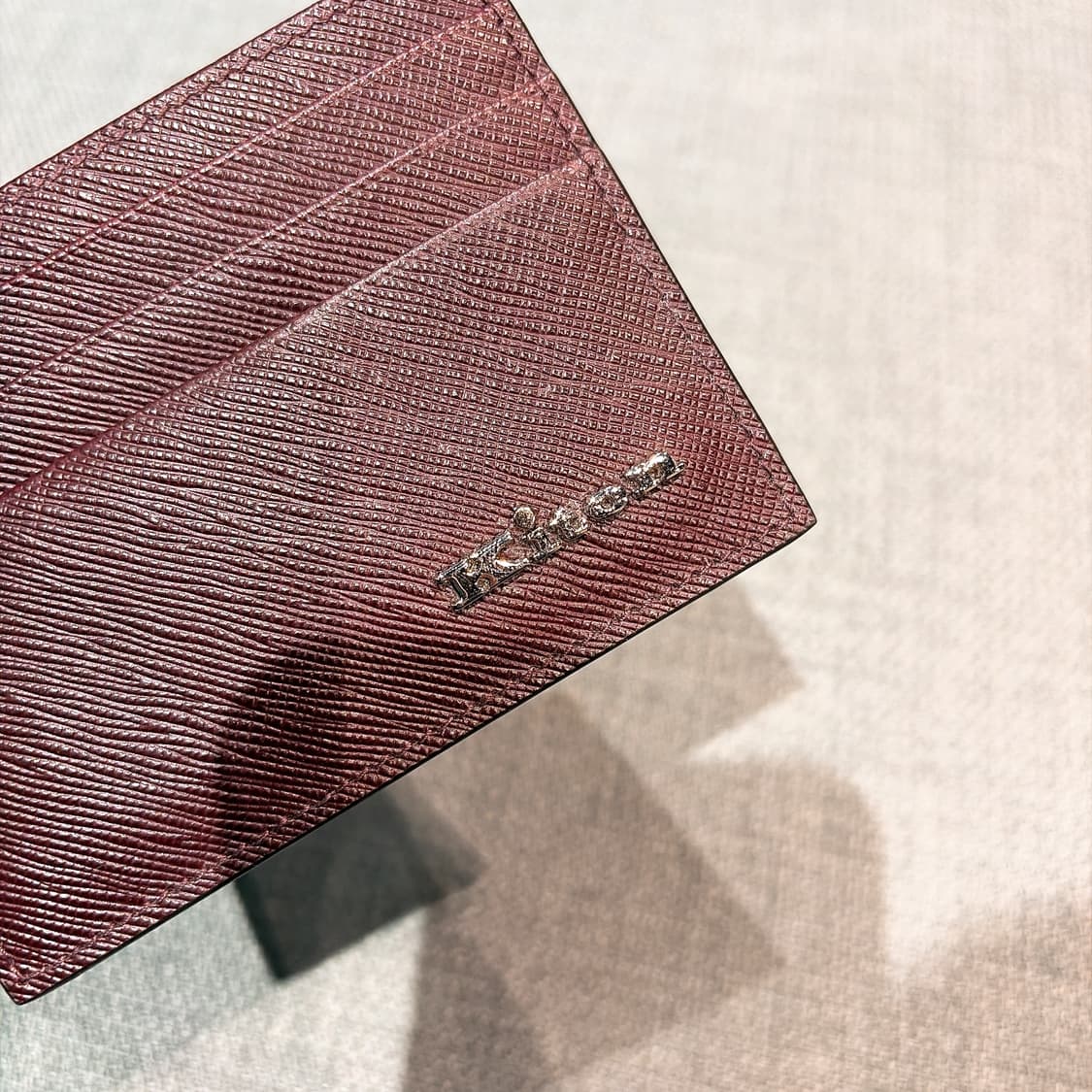 (정품/새상품) KITON 키톤 버건디 사피아노 카드지갑 상품이미지2