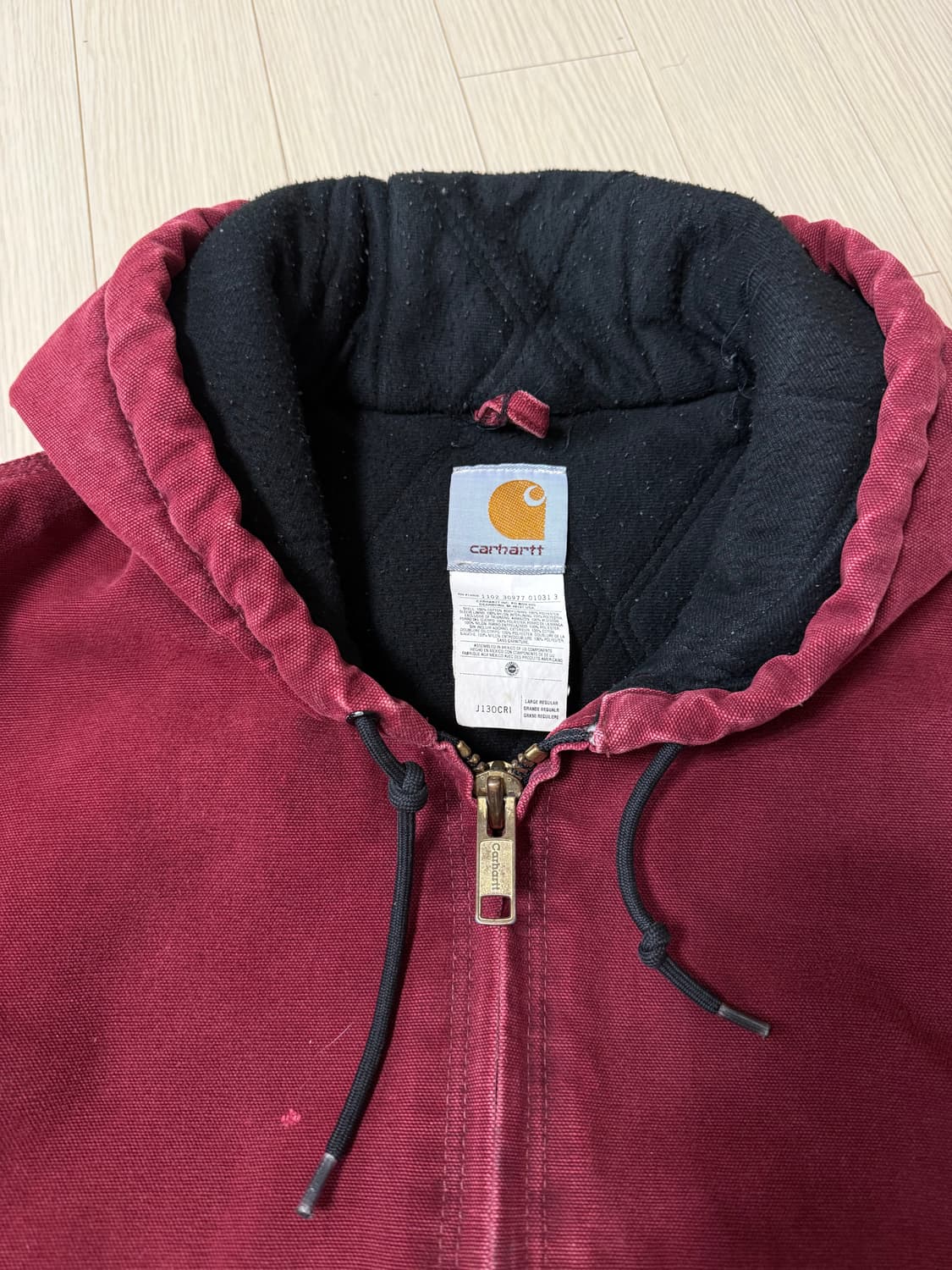 칼하트 J130 cri 크림슨 레드 상품이미지7
