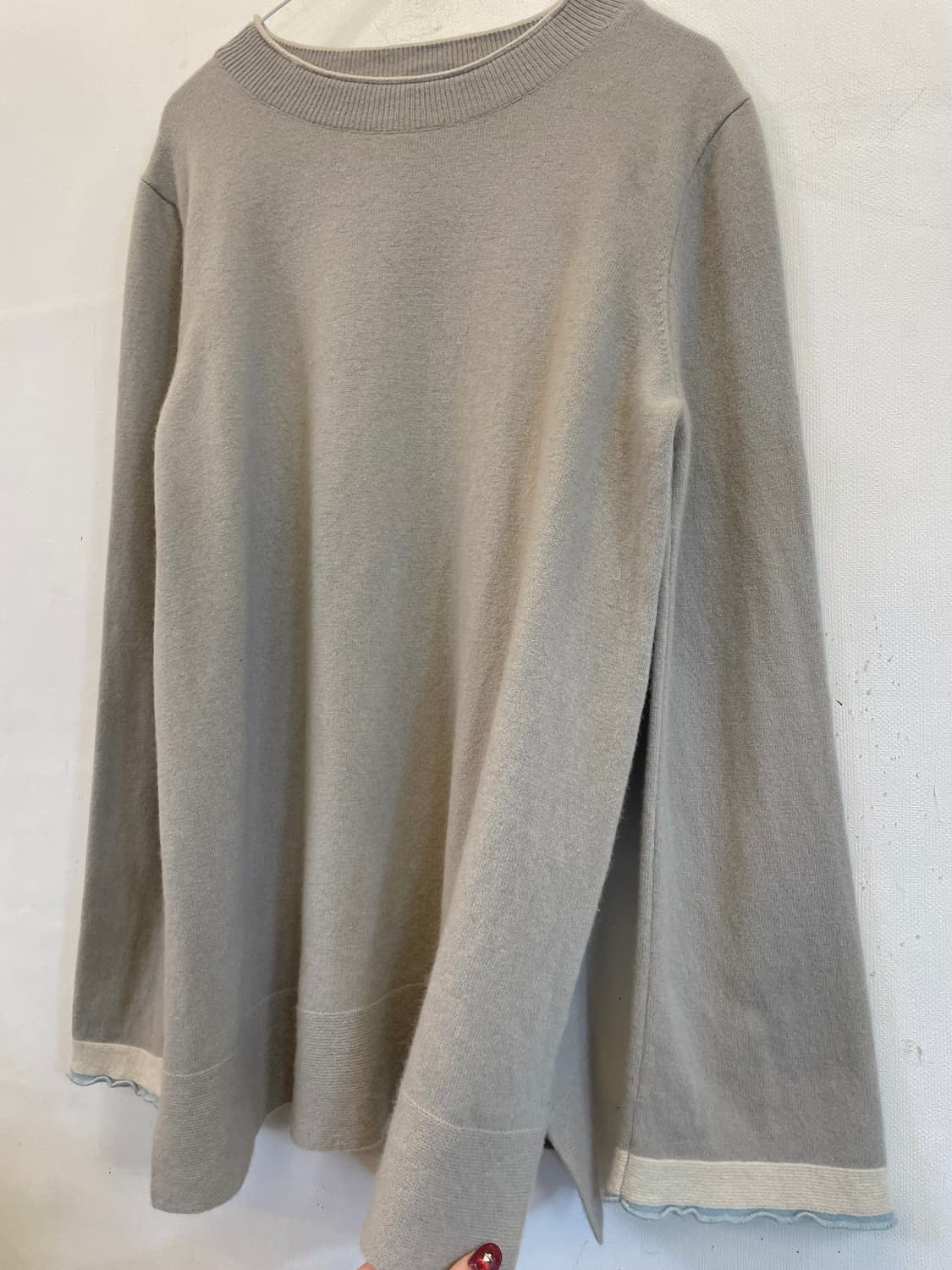 한섬모덴 울니트 울100%니트:) 모직니트 상품이미지2