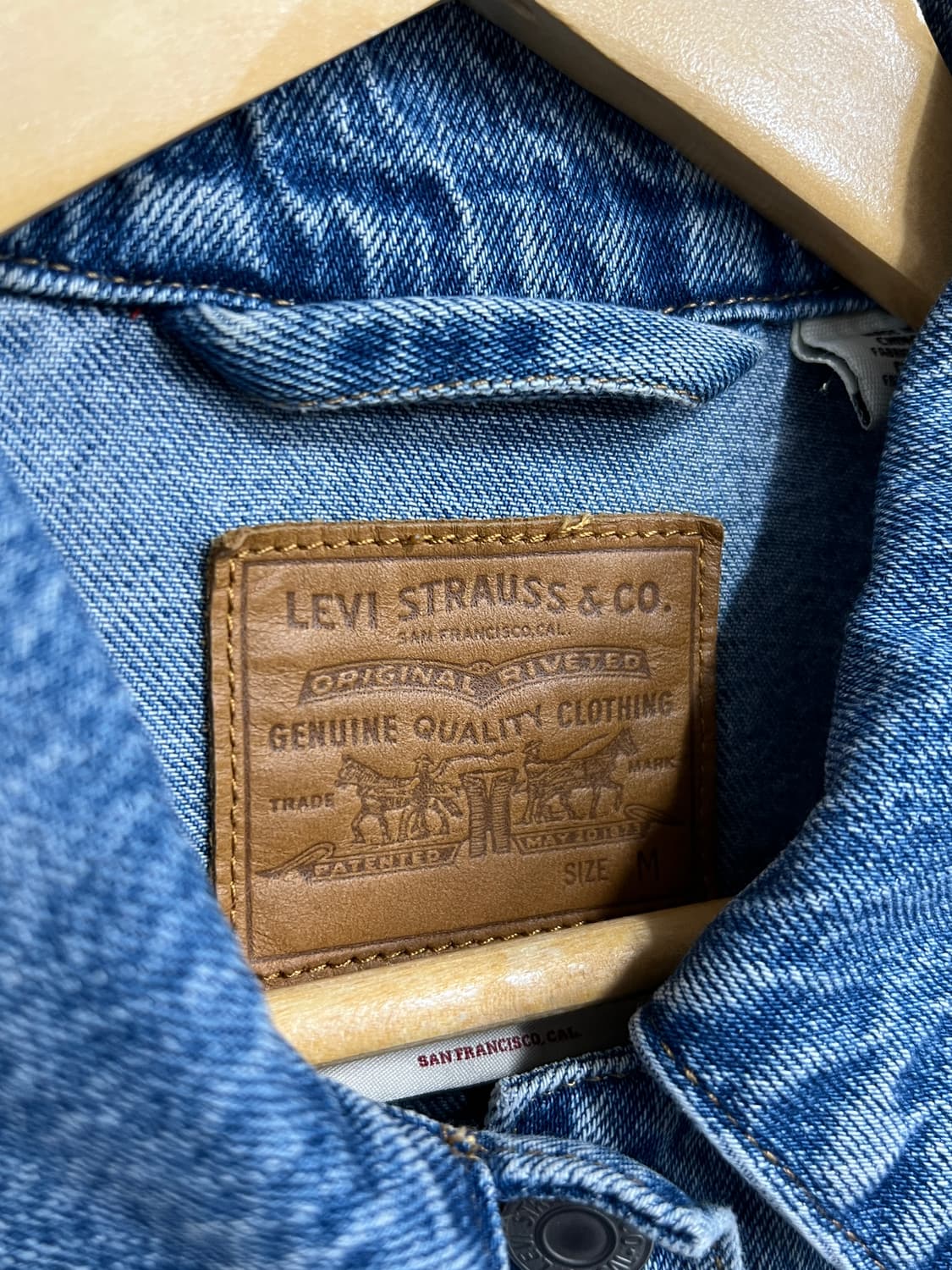 Levis 리바이스 프리미엄 데님 트러커 청자켓 상품이미지5