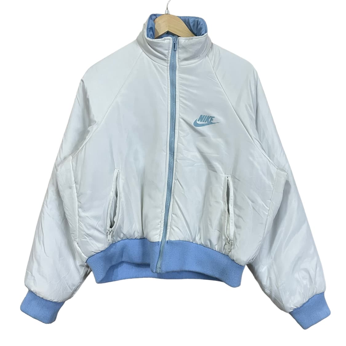 나이키 대장급 리버시블 흰색 하늘색 패딩 L 상품이미지5