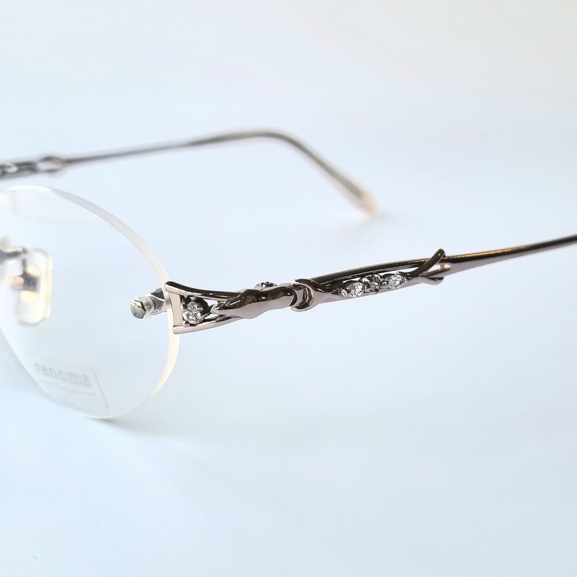 데드스탁 오벌쉐임 큐빅무테 포인트 안경테 275 상품이미지3