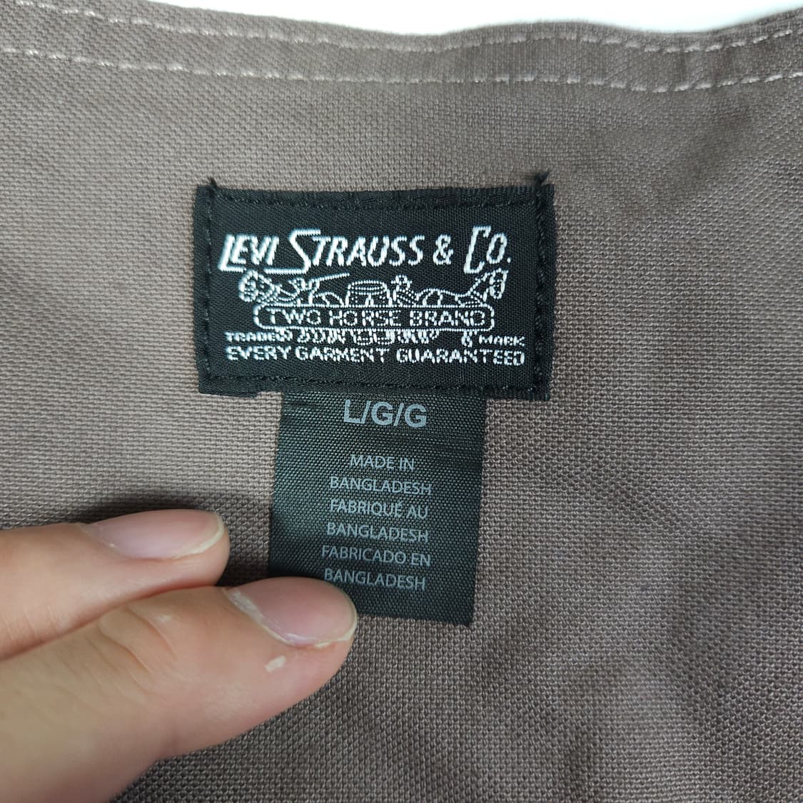 리바이스 워크 조끼 자켓 상품이미지4