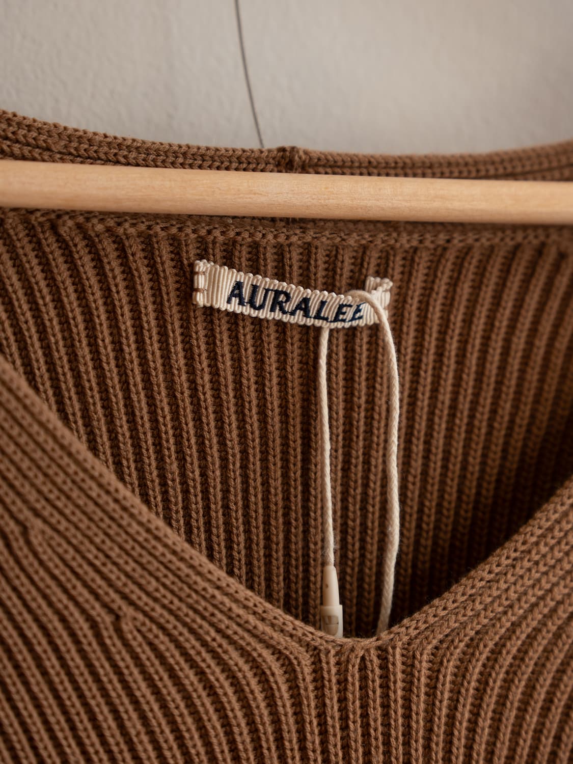 오라리 슈퍼 파인 울 립 니트 가디건 상품이미지2