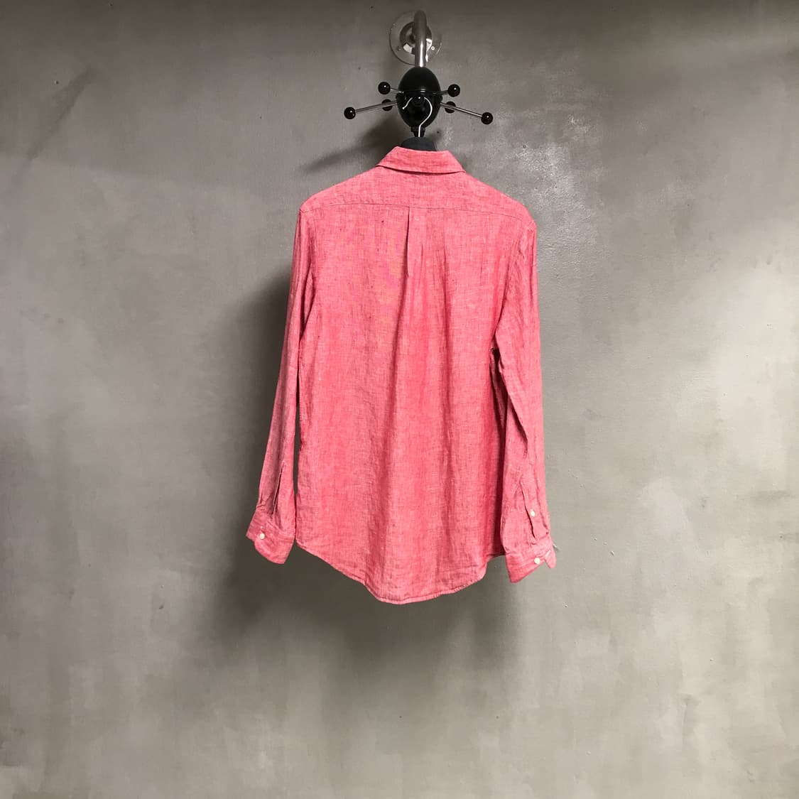 폴로 랄프로렌 린넨 셔츠 레드 S 상품이미지6