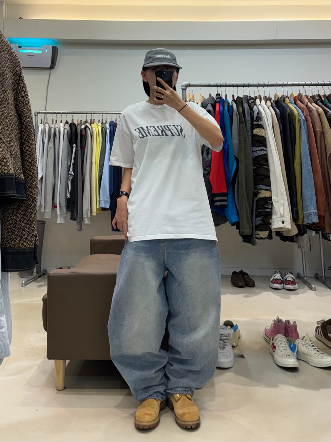 슈프림 슬랩 샷 반팔 티셔츠 상품이미지7