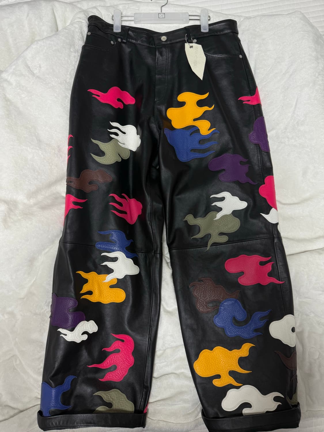 Houseneverdies cloud cow leather pants 상품이미지1