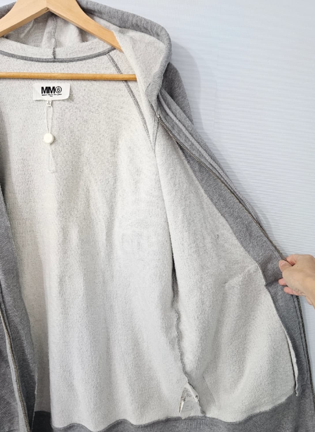 MM6 메종 마르지엘라 후드집업 가디건 ~55반 상품이미지7