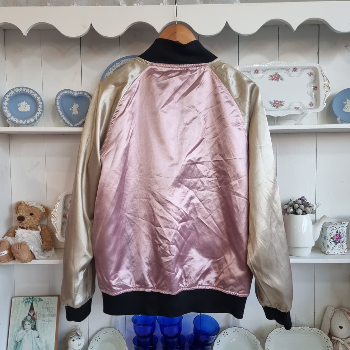 잇신뉴쿄 리버서블 스카잔 자수 점퍼 상품이미지7