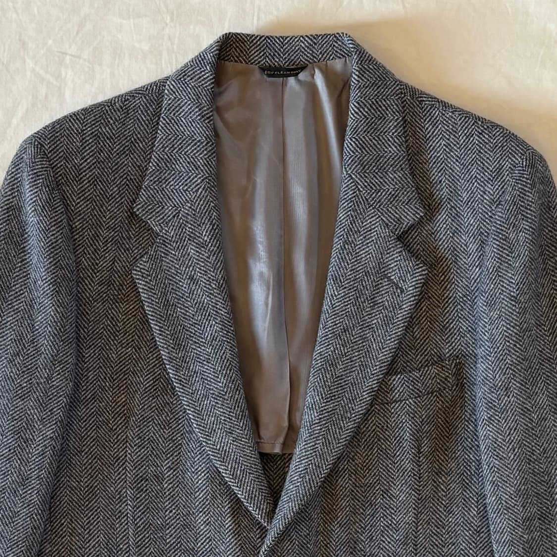 (100) 70s USA Coat Tails 울 헤링본 트위드 2B 자켓 상품이미지2