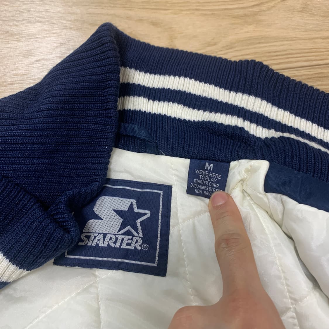 M)VTG STARTER USA Varsity Coach Jacket 상품이미지6