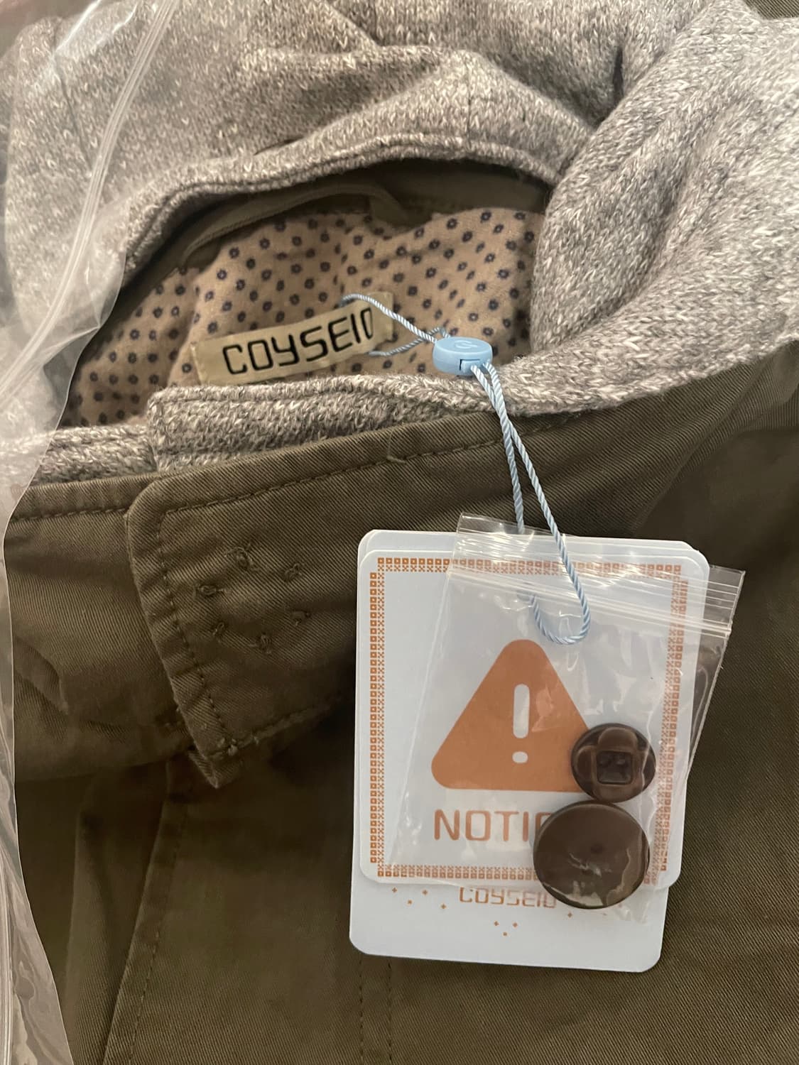 코이세이오 워시드 밀리터리 재킷 머드 카키  상품이미지4