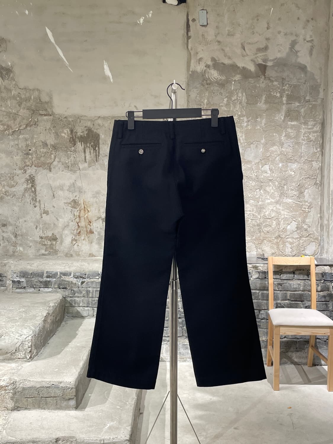 꼼데가르송 트리콧 블랙 ad2005 클래식 울 트라우저 상품이미지6