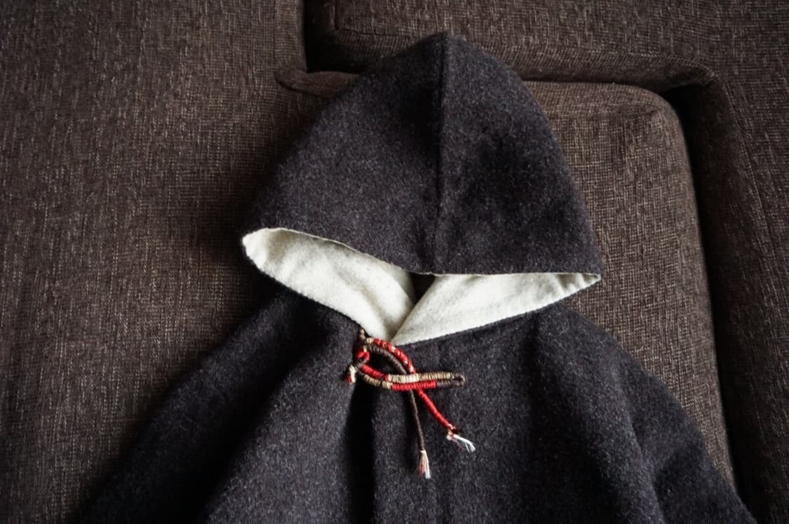 45rpm 더블 페이스 울 후드 코트 상품이미지2