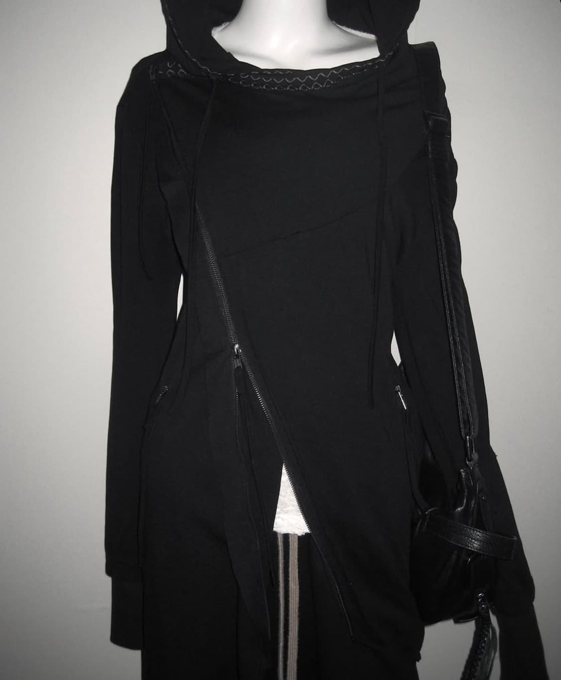 급전 빈티지 락시크 인디슬리즈 이모키드 라이더자켓 언발란스 drape 상품이미지2