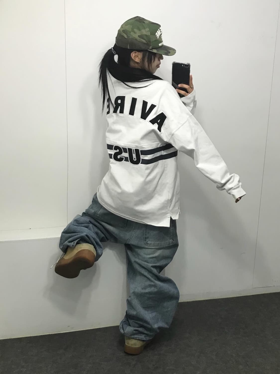 Avirex Embroidery Logo Patch PK L/S 상품이미지5