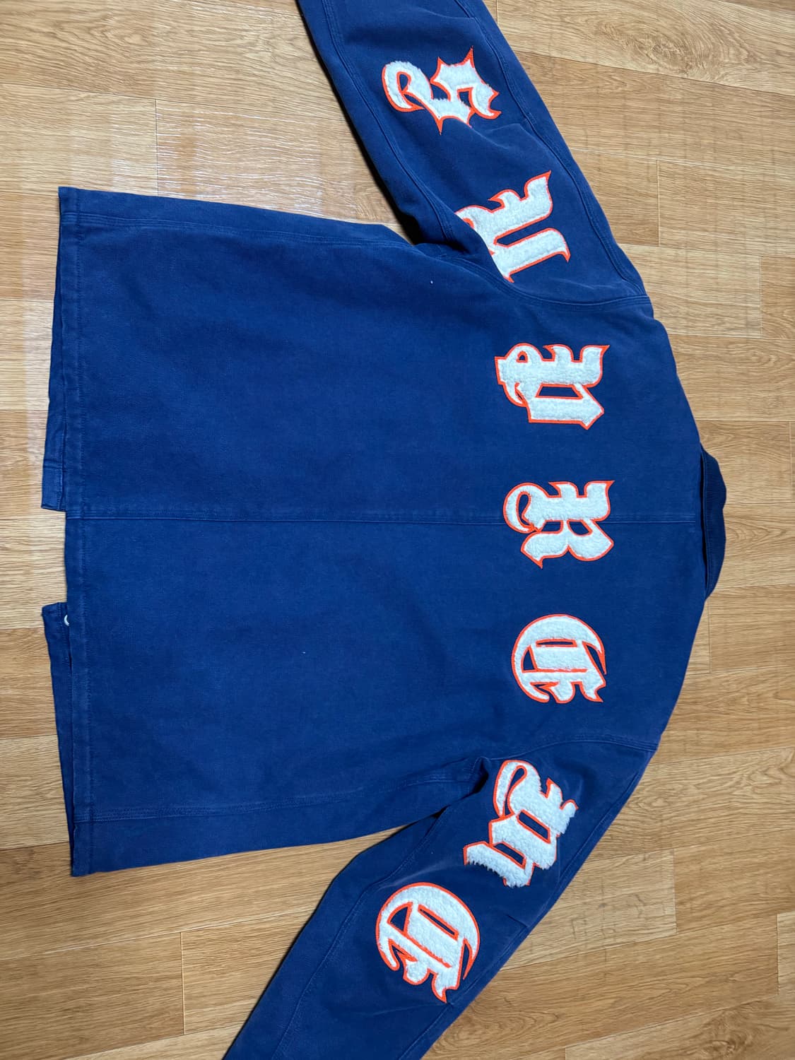 슈프림 올드 잉글리쉬 캔버스 워크 자켓 네이비 - 25SS 상품이미지4