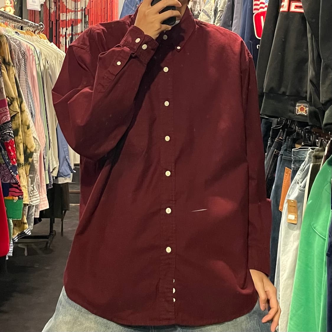 [IM] carhartt 칼하트 버건디  긴팔셔츠 상품이미지4