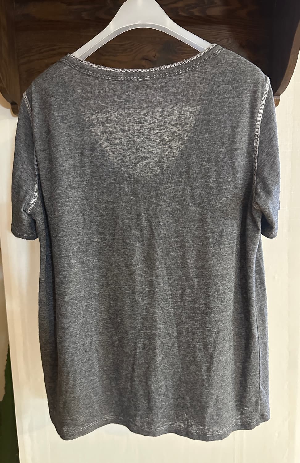 R13 로우 넥 헨리 티셔츠 (S) 상품이미지5