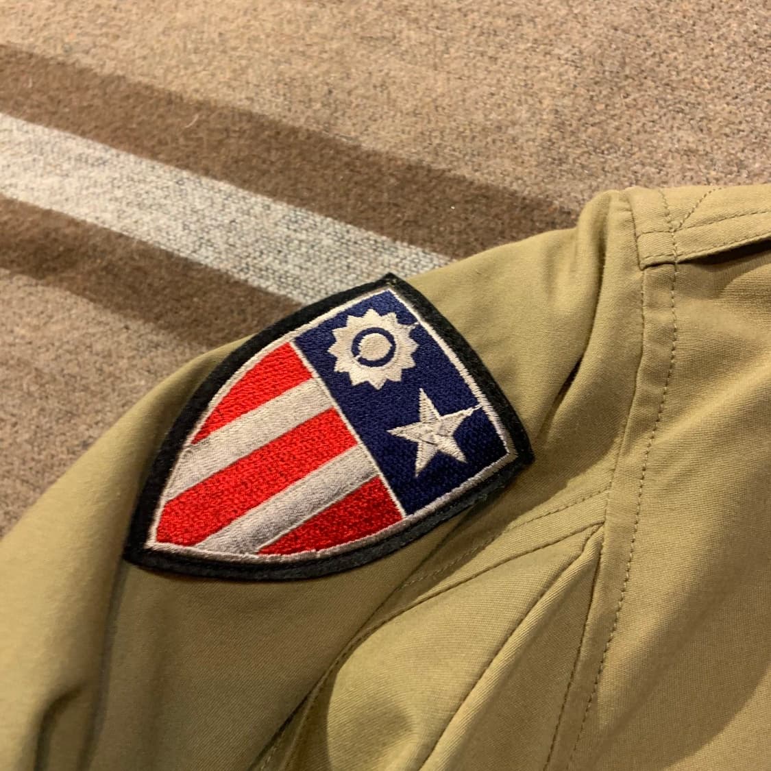 USA 미군 B-10 플라이트 자켓 44 XL 스태그코트 상품이미지4