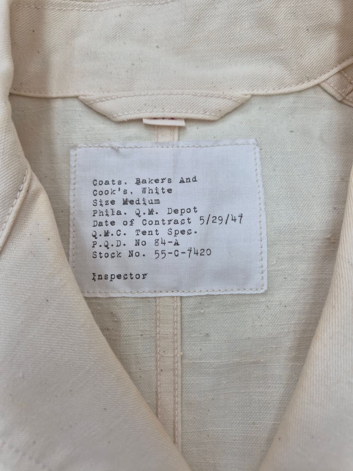 REAL McCOY'S U.S.ARMY COOK COTTON JACKET 상품이미지6