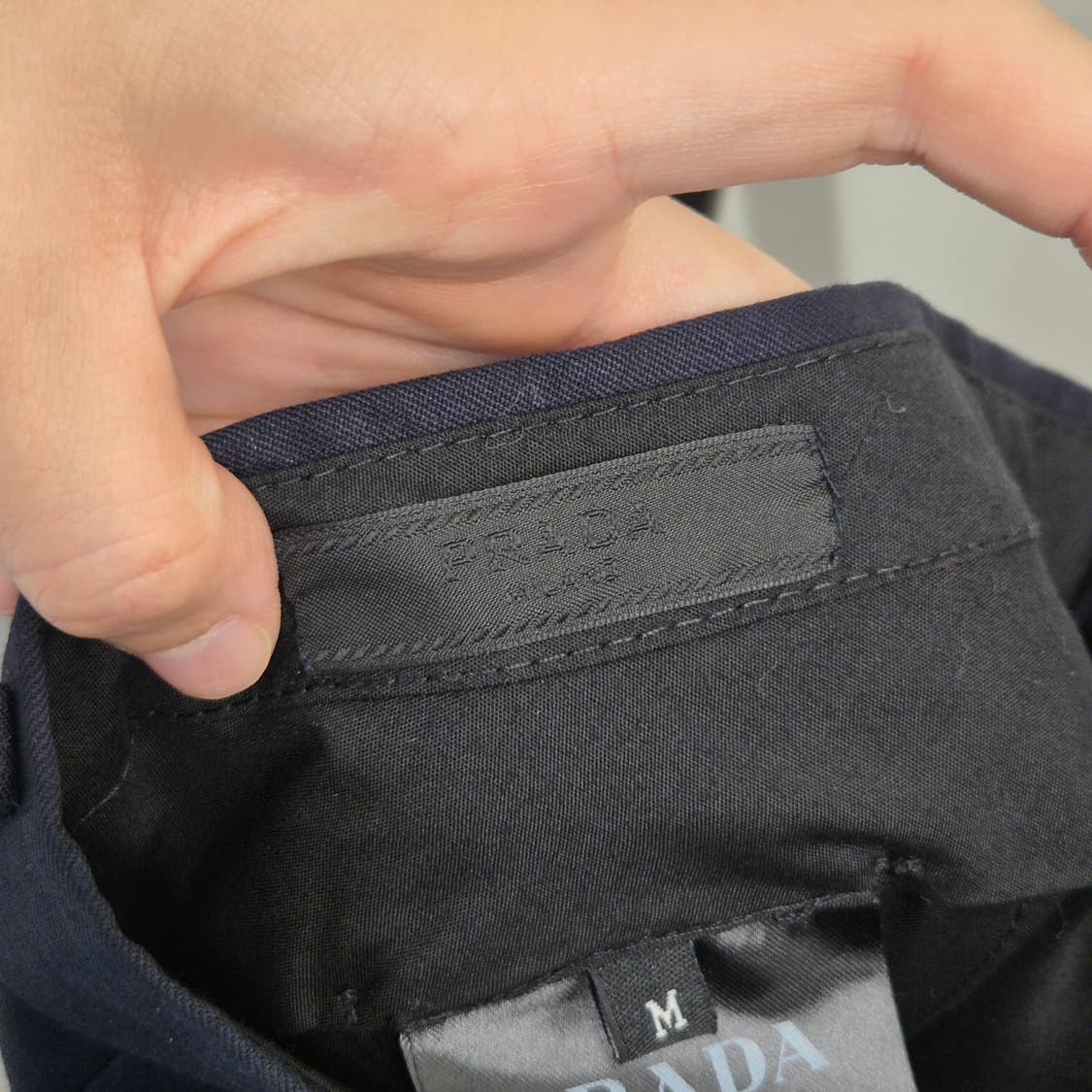 프라다 코튼 져지 트라우져 슬랙스 M 상품이미지5