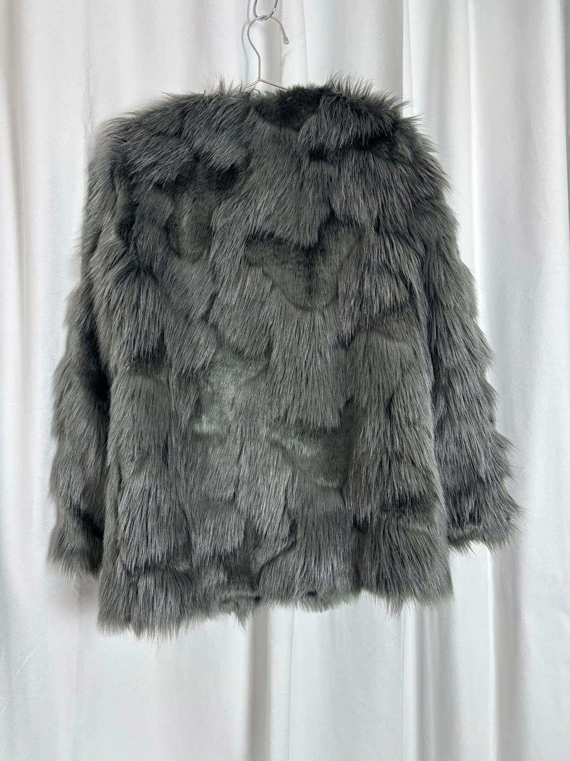 GRAY SOFT FUR JACKET 상품이미지7