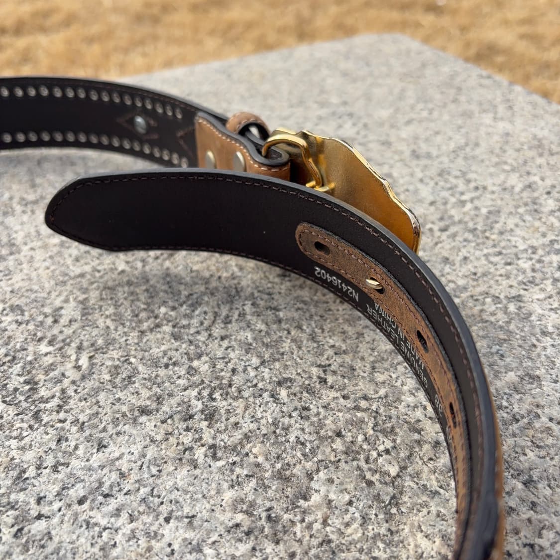 플로럴 엔그레이브 브라스 웨스턴 버클 (미국 생산) 상품이미지8